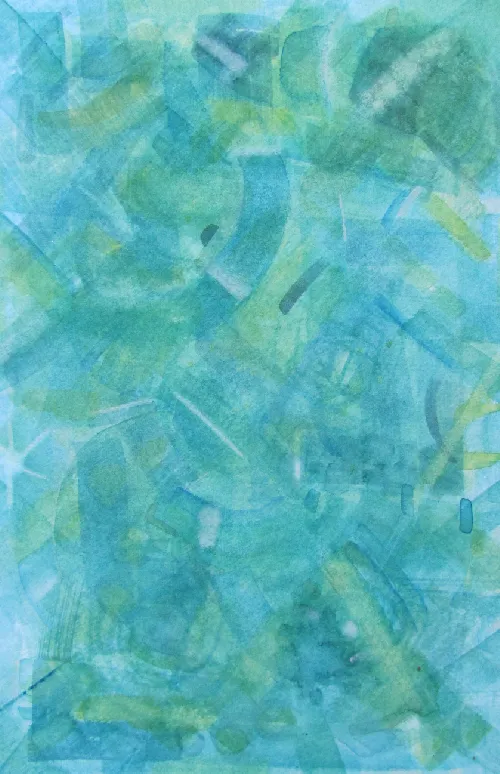 Envy Hold - Teal Green Abstract