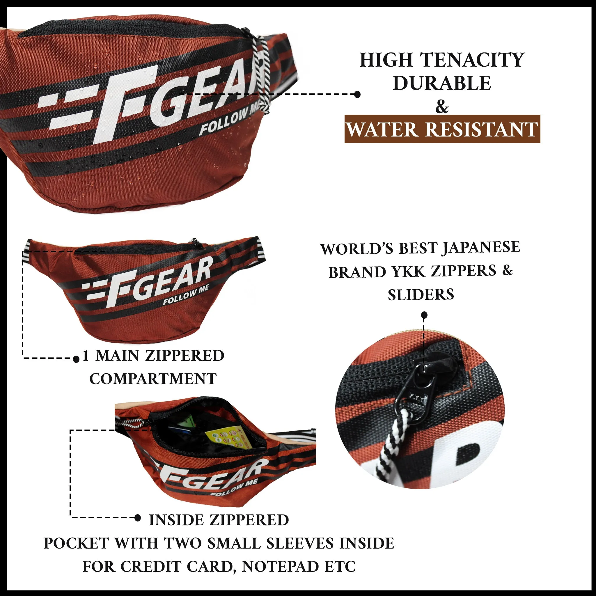 Enzo Picante Skin Waist Pouch