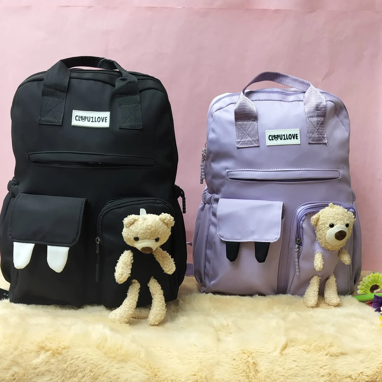 Fancy Bag  With Mini Teddy