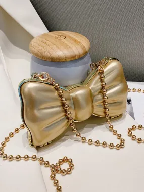 Fashion Gal Glam Bowknot Clutch Bag