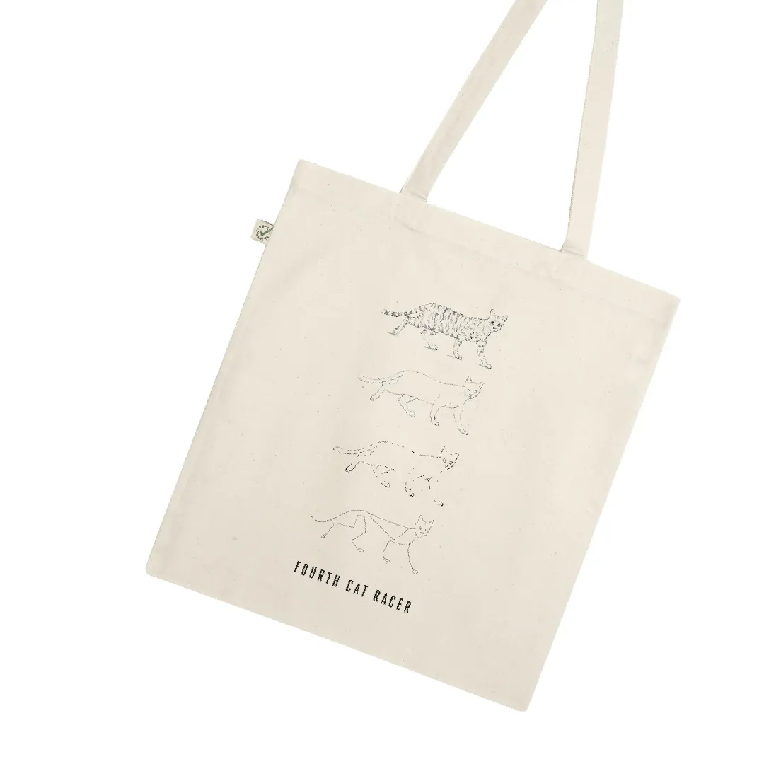 Fourth Cat Cycling Tote Bag