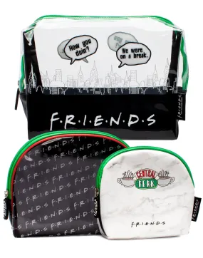 Friends 3 Pack Cosmetic, Toiletry, Make-Up Organiser Bags