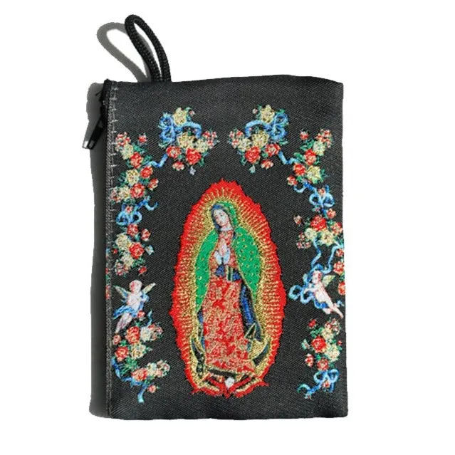 Glitter Virgencita Makeup Bag