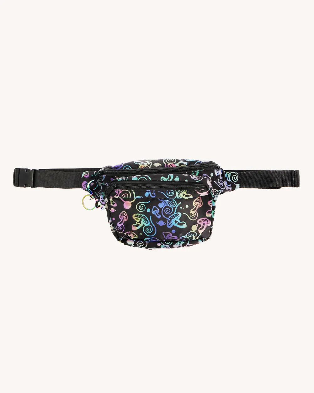 Glowshrooms Rainbow Reflective Fanny Pack