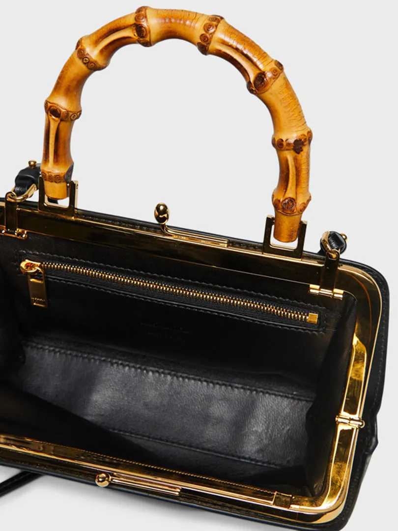 Goji Mini Bamboo Bag in Black