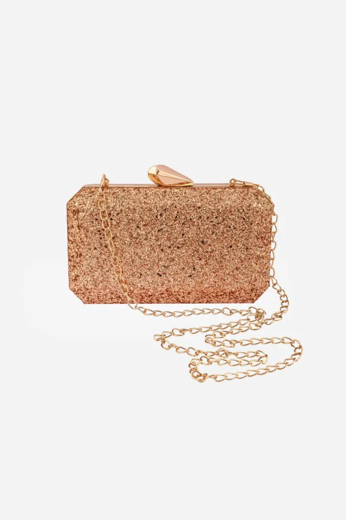 Golden Clutch Bag