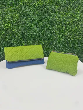 Green with Envy Italian Leather Pouch ONLY