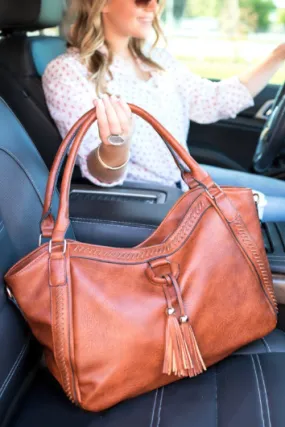 Hamptons Cognac Handbag