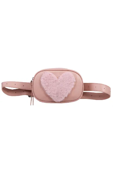 Heart Throb Belt Bag in Blush