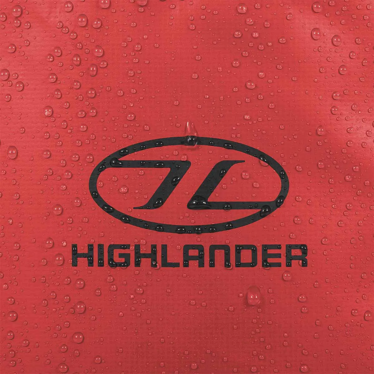 Highlander Troon 45L Waterproof Duffle Bag Red