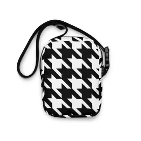 Houndstooth crossbody bag