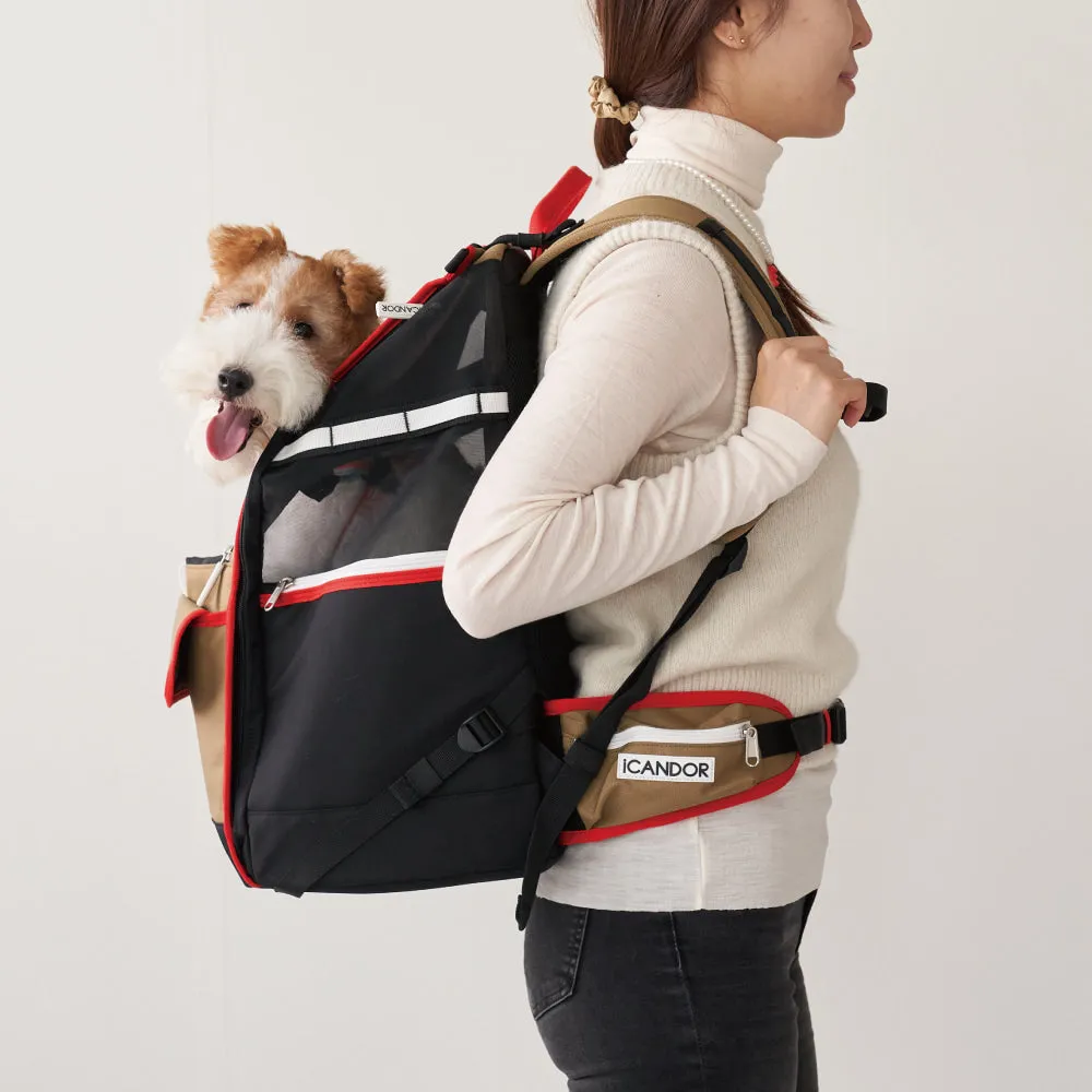 JIGE Backpack Pet Carrier (Vivid Khaki)