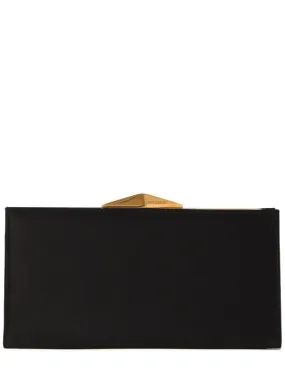 Jimmy Choo   Diamond satin cocktail clutch 