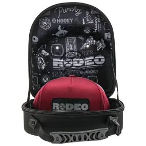 Large Cap Carrier - Black w/Hooey Rodeo Pattern Interior