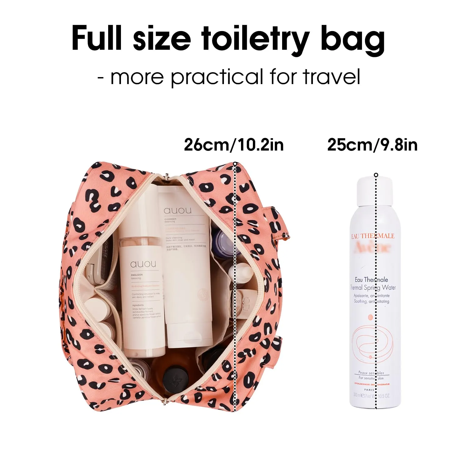 Large Capacity Warer- Resistant Toiletries Tote Bag