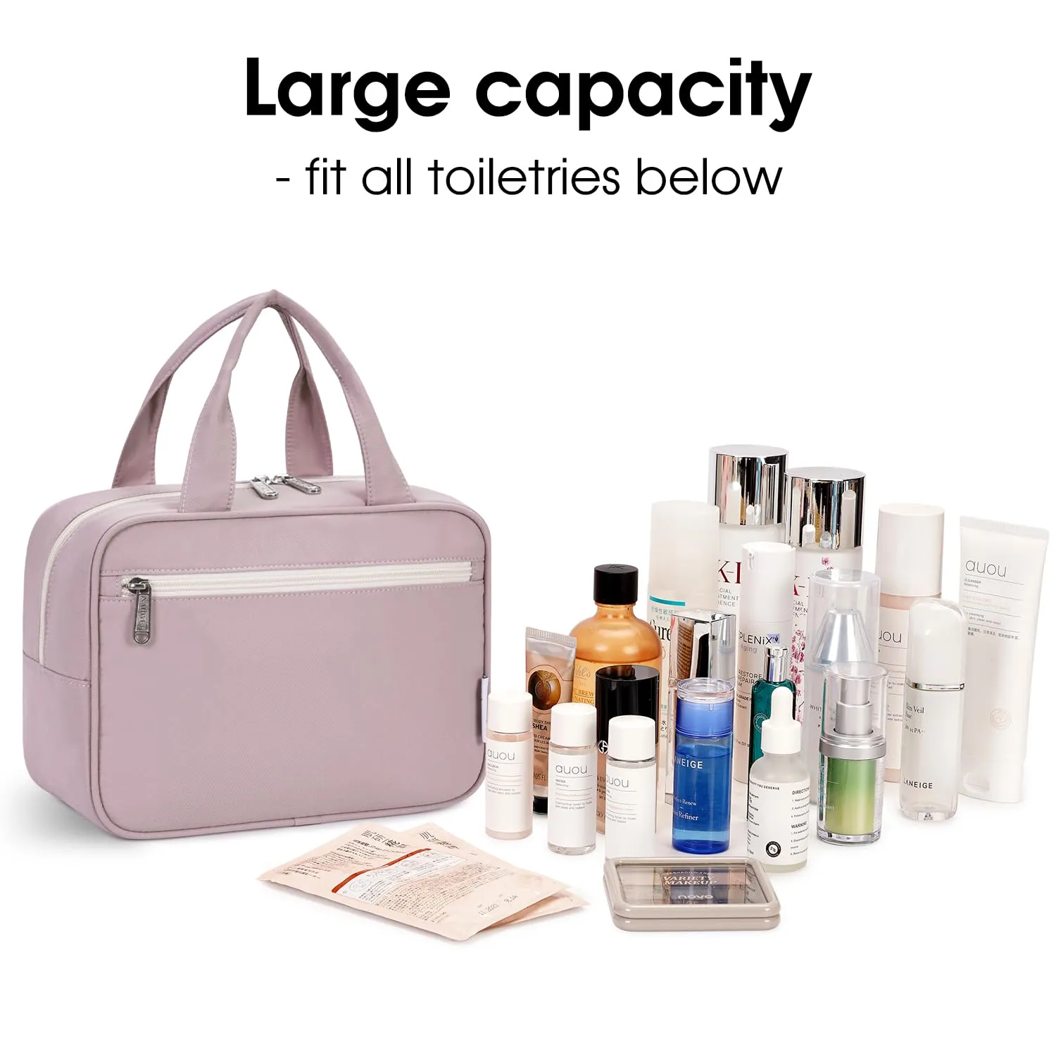 Large Capacity Warer- Resistant Toiletries Tote Bag