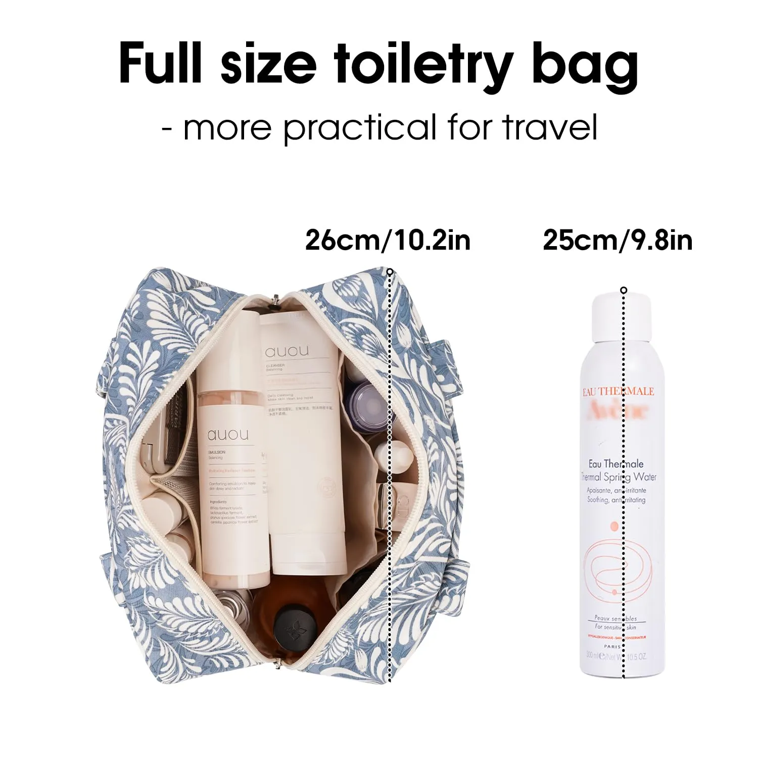 Large Capacity Warer- Resistant Toiletries Tote Bag