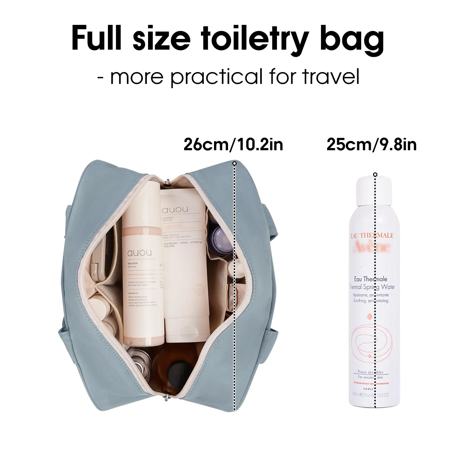 Large Capacity Warer- Resistant Toiletries Tote Bag