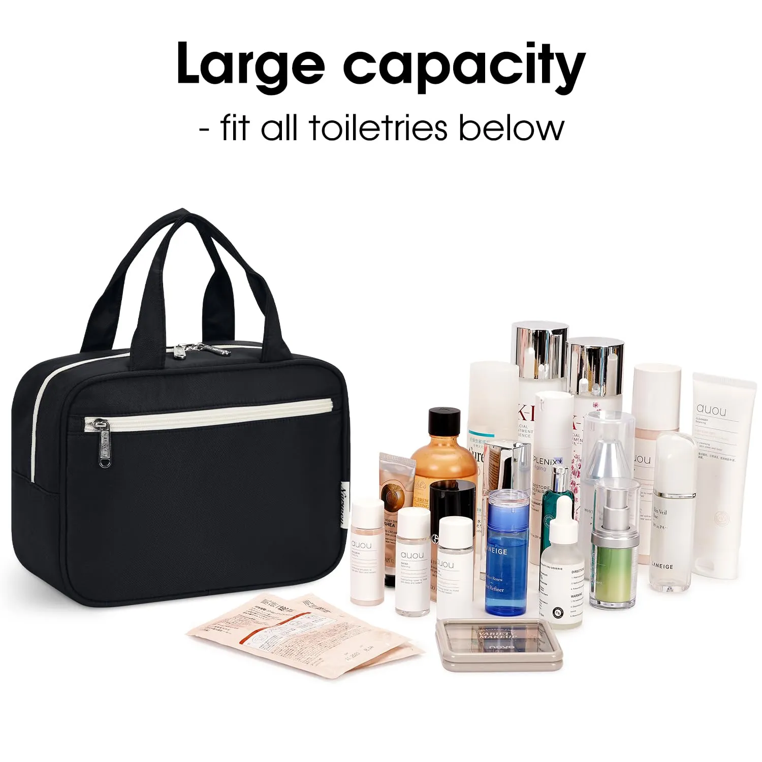 Large Capacity Warer- Resistant Toiletries Tote Bag