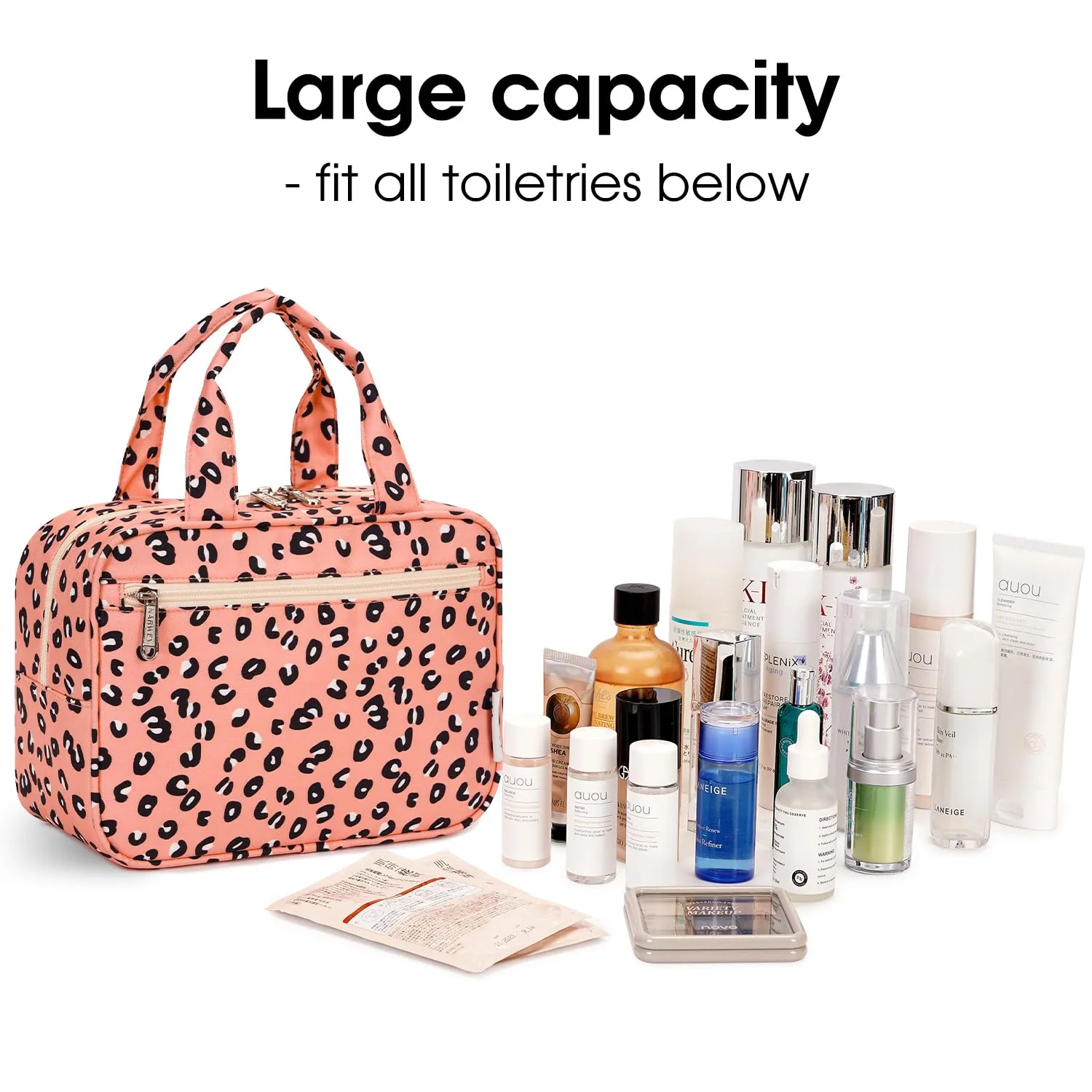 Large Capacity Warer- Resistant Toiletries Tote Bag