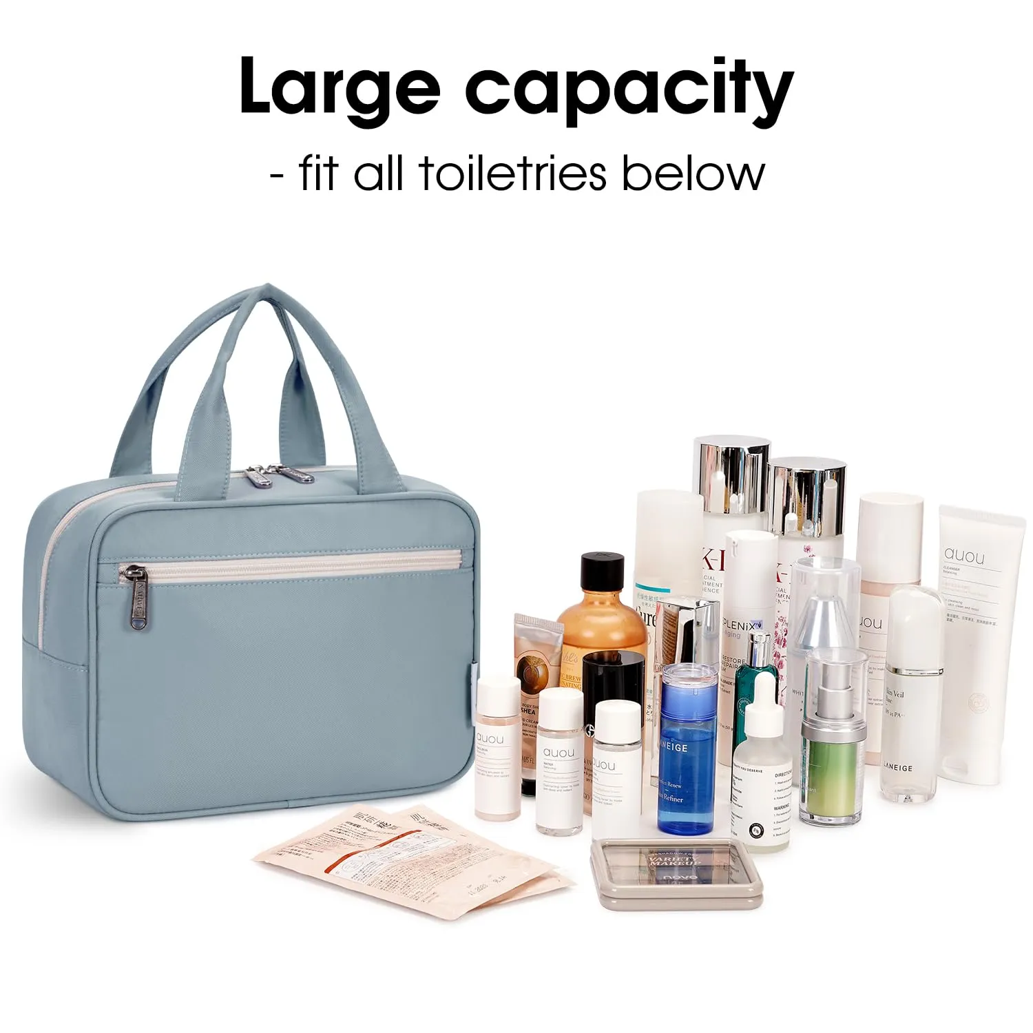 Large Capacity Warer- Resistant Toiletries Tote Bag