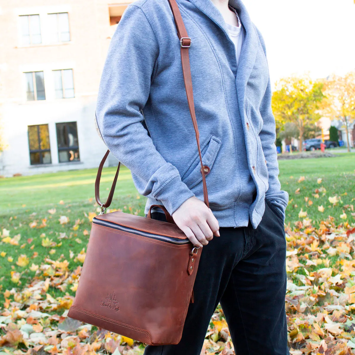 Leather Convertible Backpack