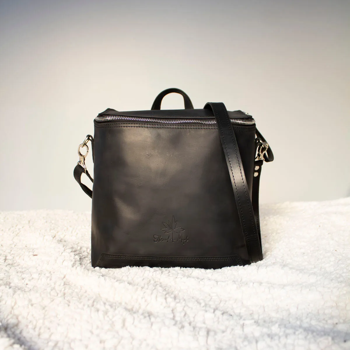 Leather Convertible Backpack