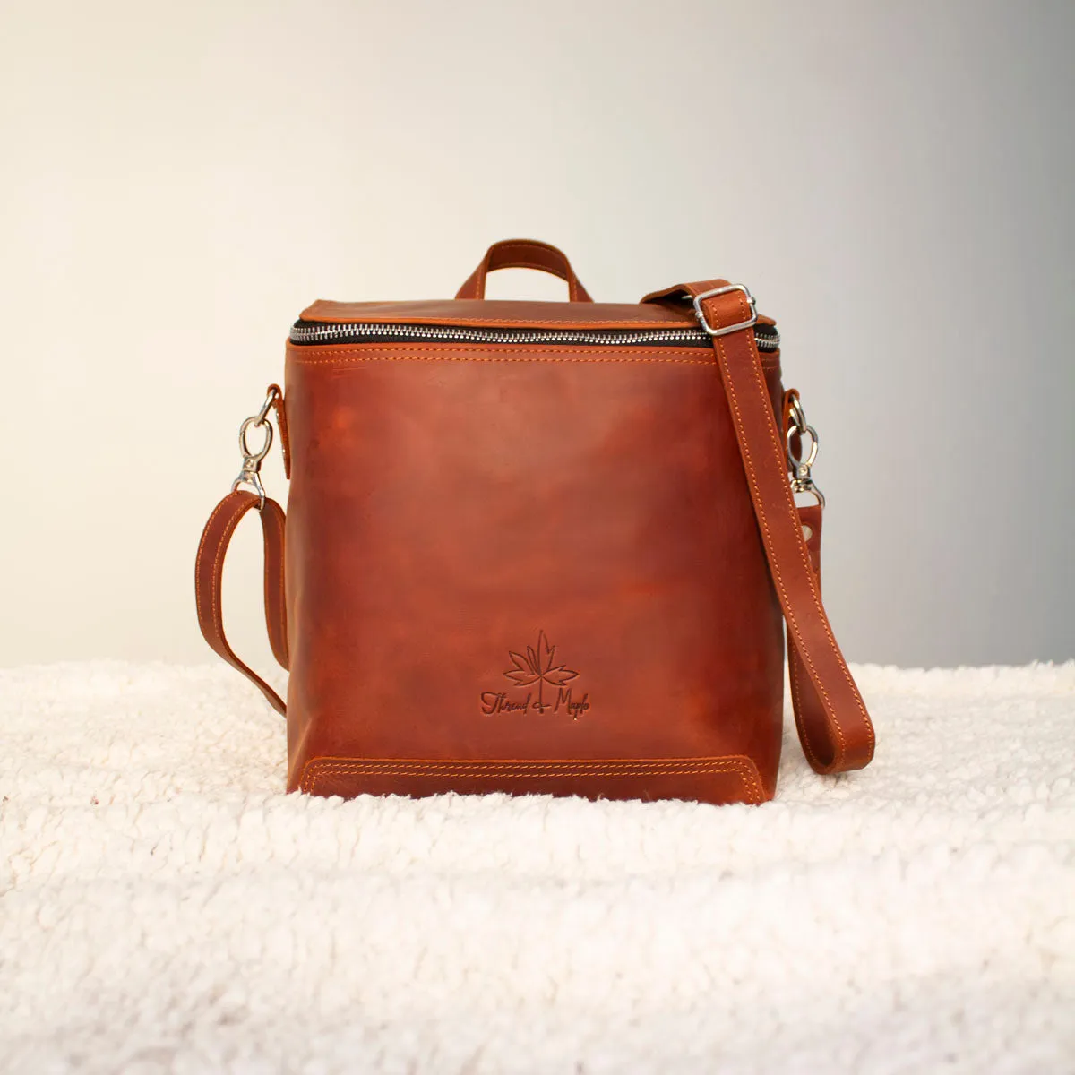 Leather Convertible Backpack