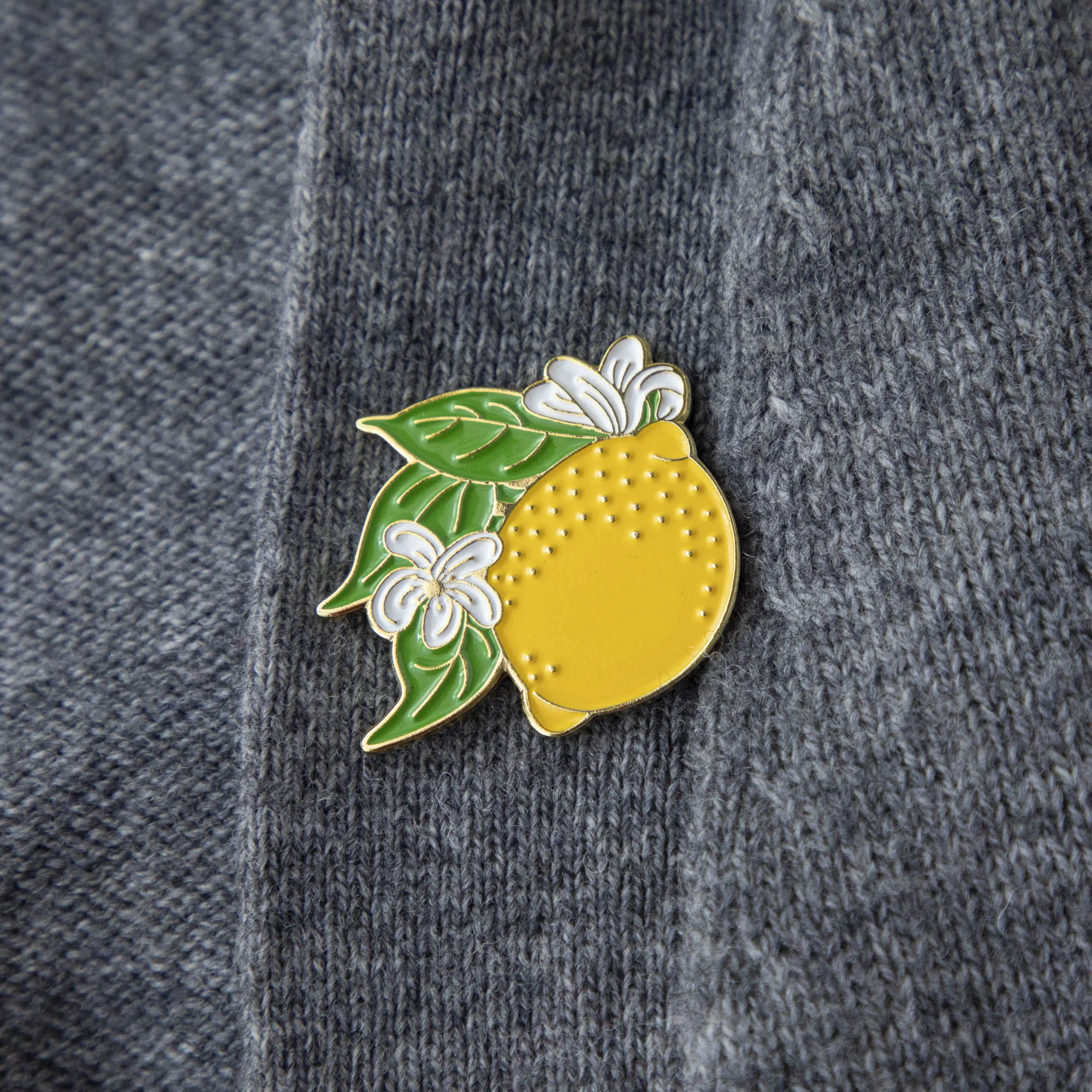 Lemon Enamel Pin