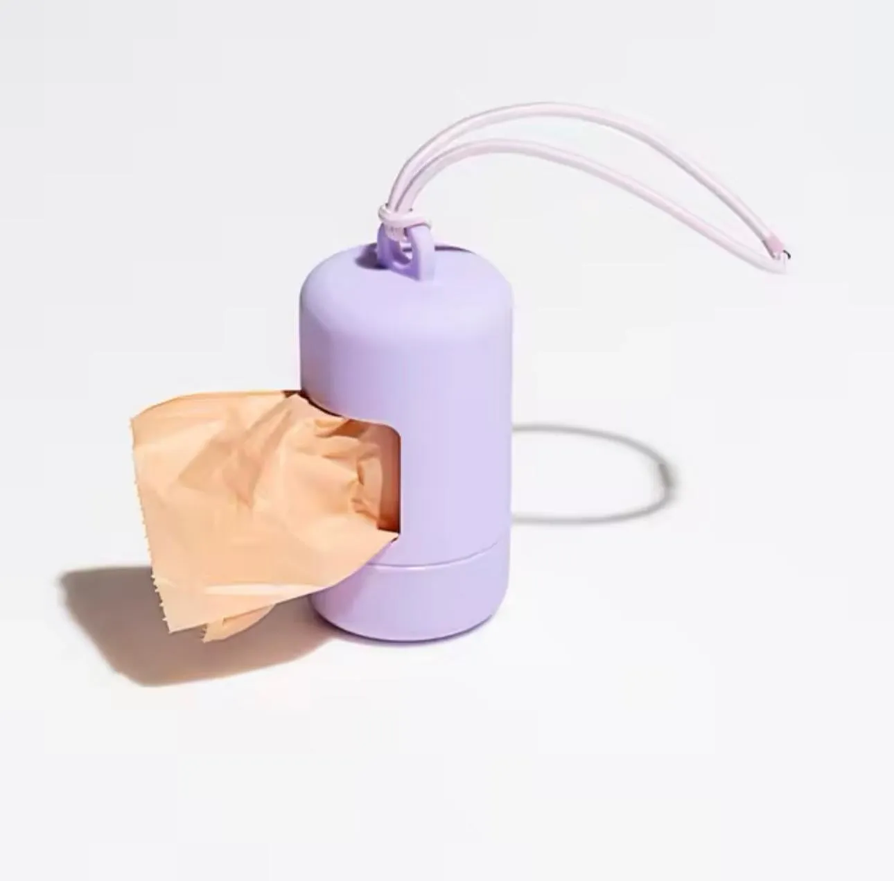 Light Pink Dog Poop Bag carrier