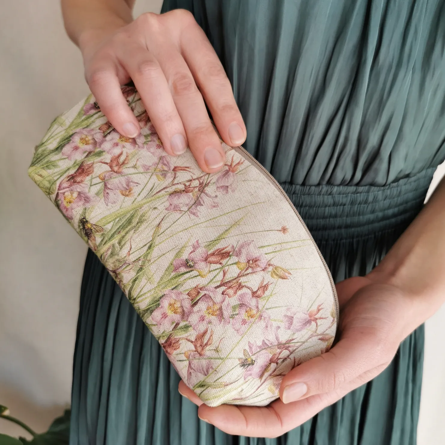 Linen Clutch Bag