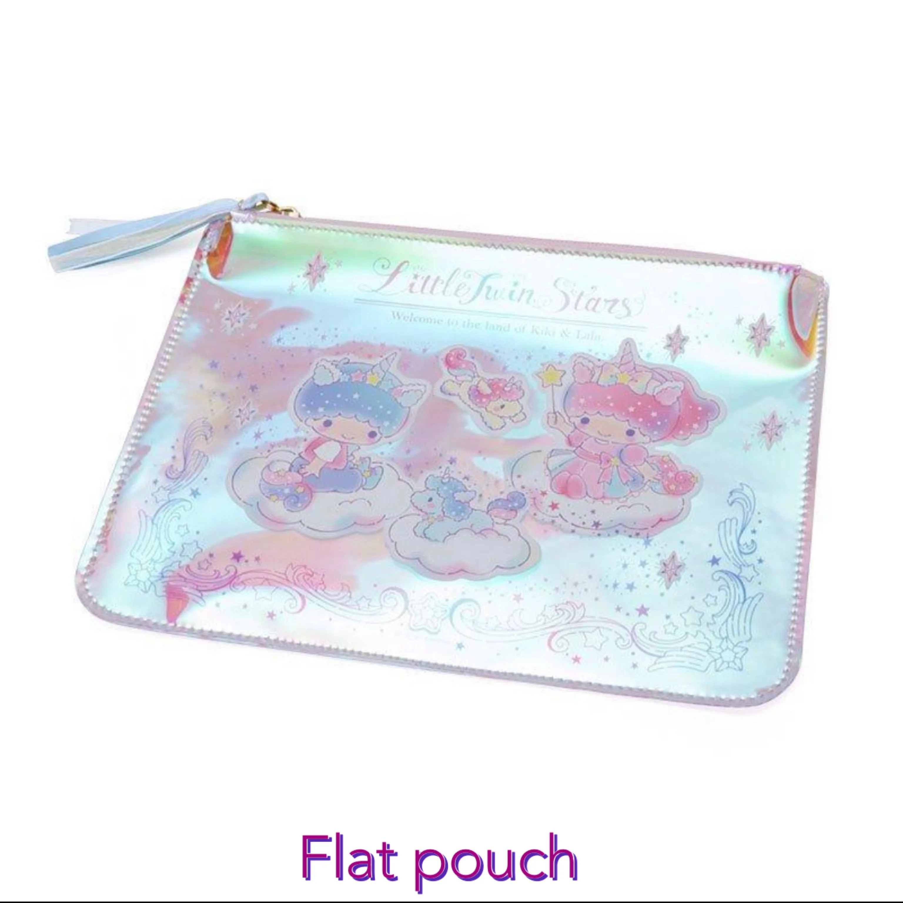 Little Twin Stars Kiki Lala PVC Pouch (Aurora Unicorn Series)