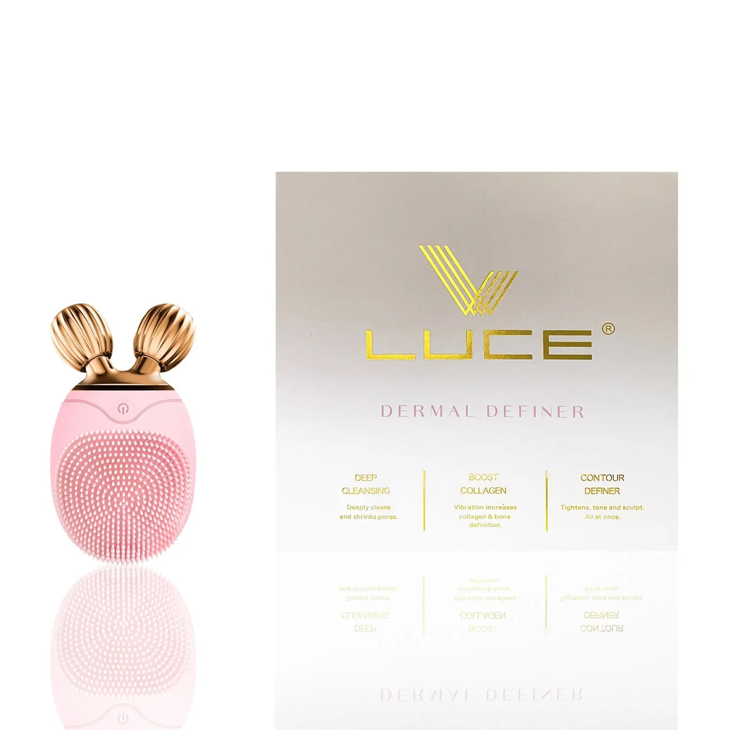 Luce Dermal Definer Facial Cleanser and Roller