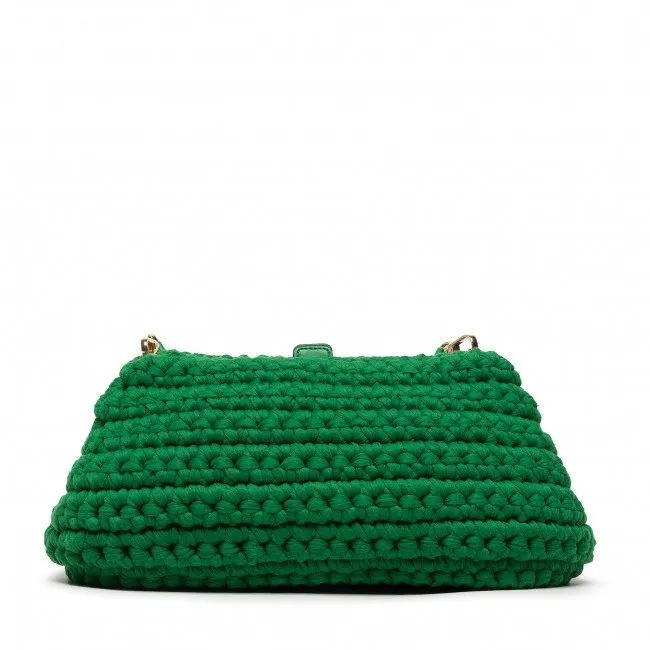 Marella Crochet Green Handbag