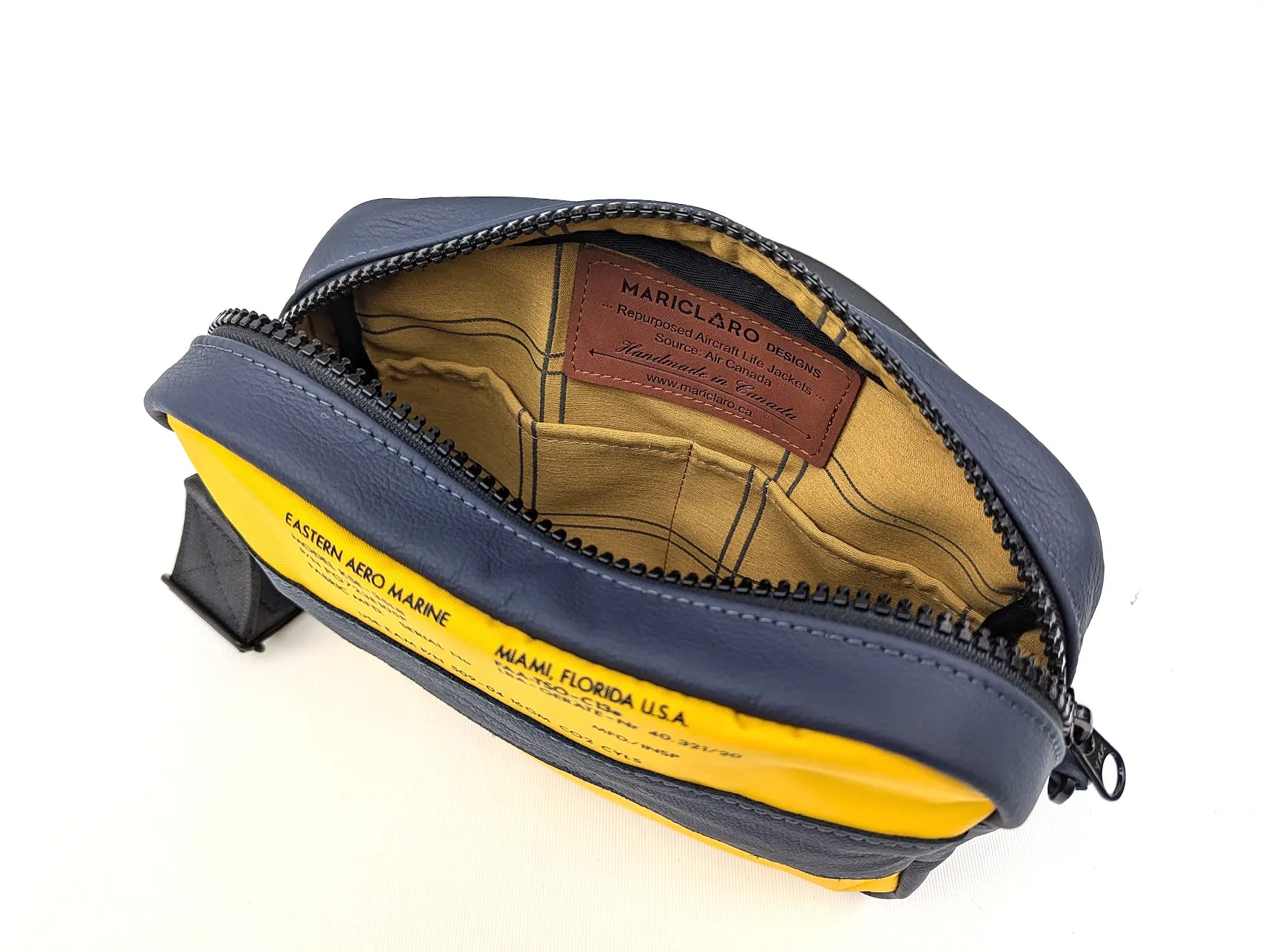 Mariclaro Paris - Mini Messenger Bag - Aircraft Life Jacket