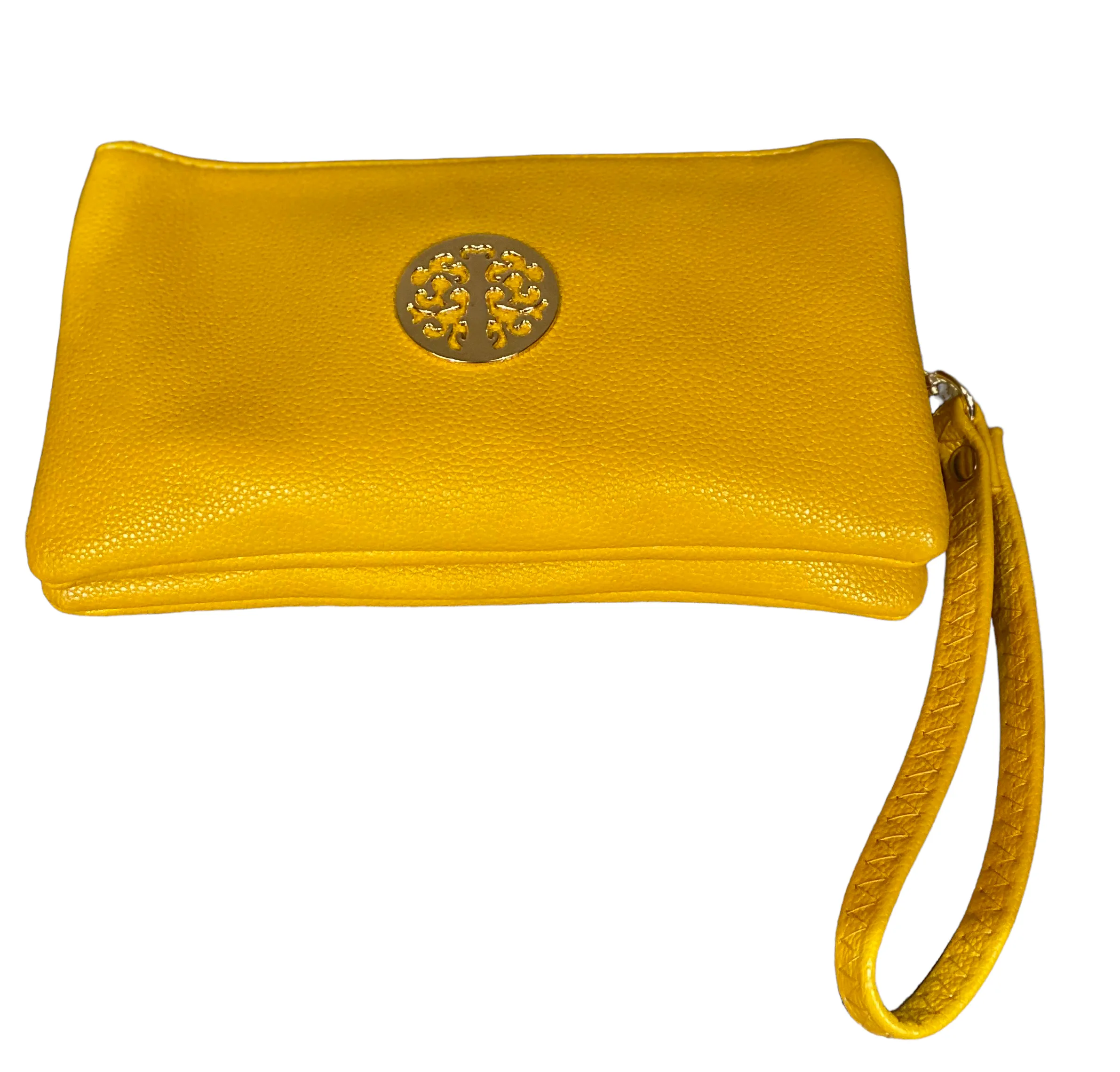 Medium Crossbody Bag With Wristlet Strap And Silver Tree Of Life Logo (Available in 21 Colours)