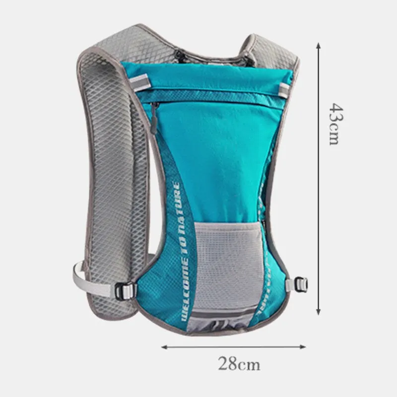 Men Solid Color Ultra-light 5L Cycling Backpack Outdoor SportsHiking Camping Jacket Sports Vest