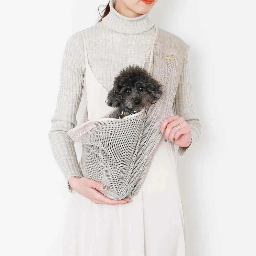 Mesh Dog Sling in Cafe Latte or Black