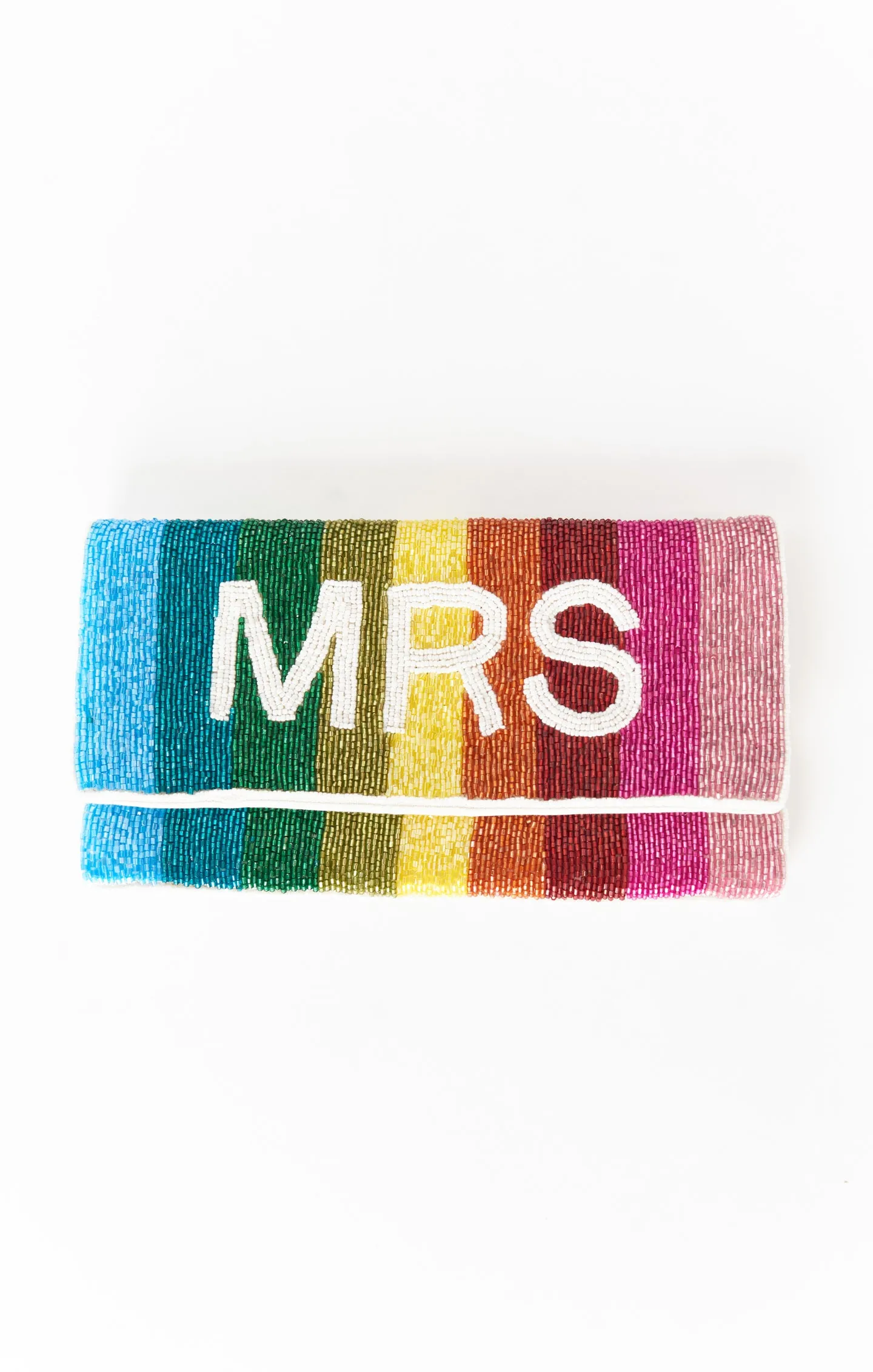 MRS Clutch Bag ~ Rainbow Beaded