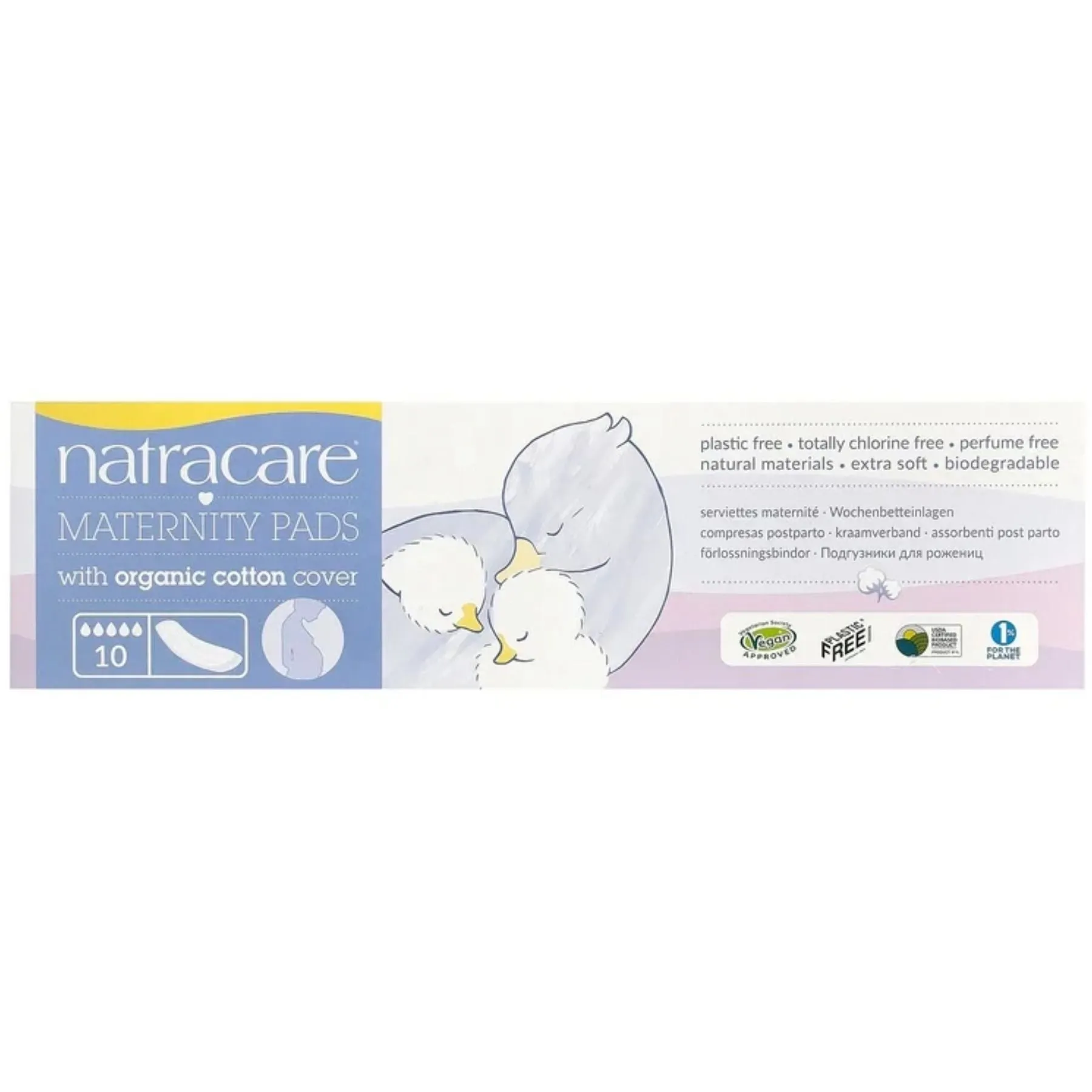 Natracare Natural Maternity Pads 10ct