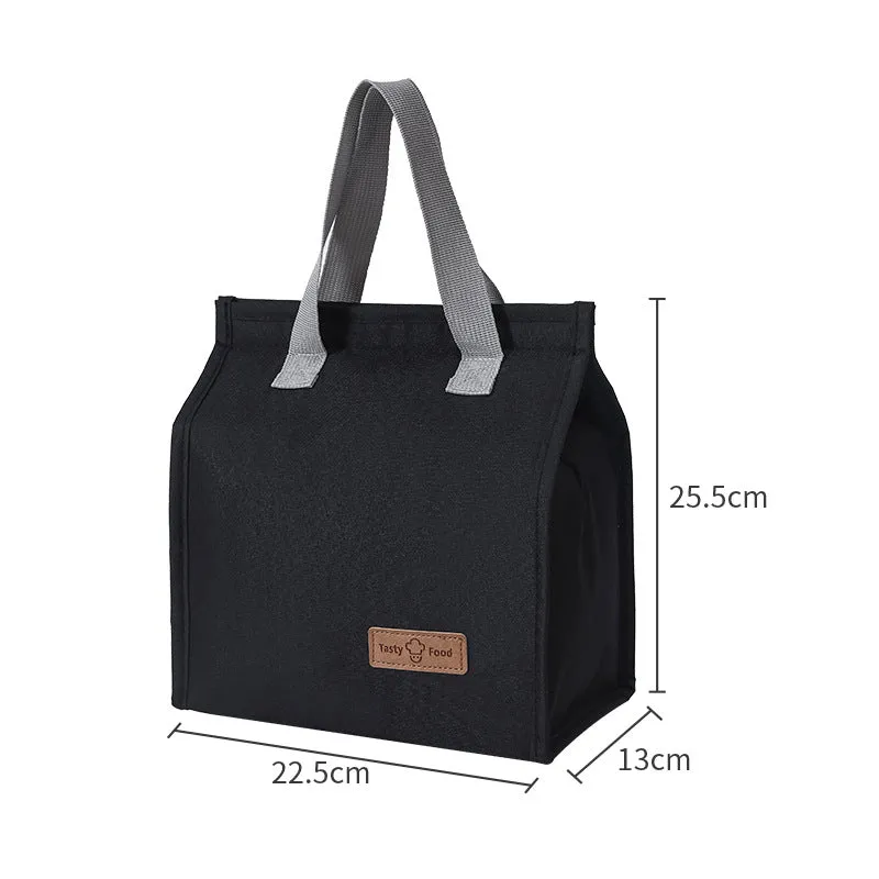 New portable lunch bag aluminum film insulation bag portable meal bag waterproof student lunch box bag