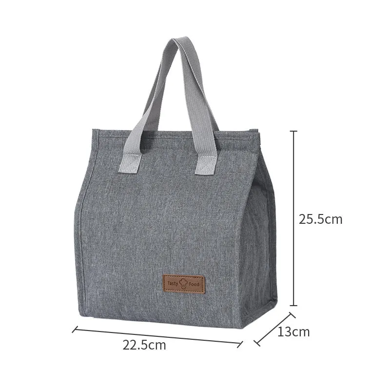 New portable lunch bag aluminum film insulation bag portable meal bag waterproof student lunch box bag