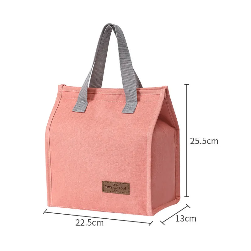 New portable lunch bag aluminum film insulation bag portable meal bag waterproof student lunch box bag