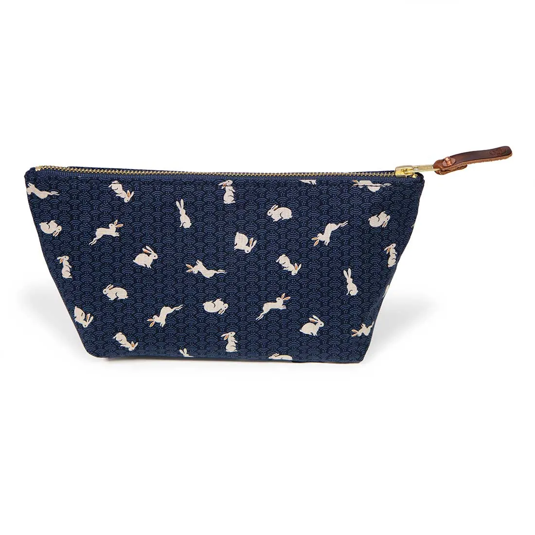 Nousagi Japanese Indigo Travel Clutch