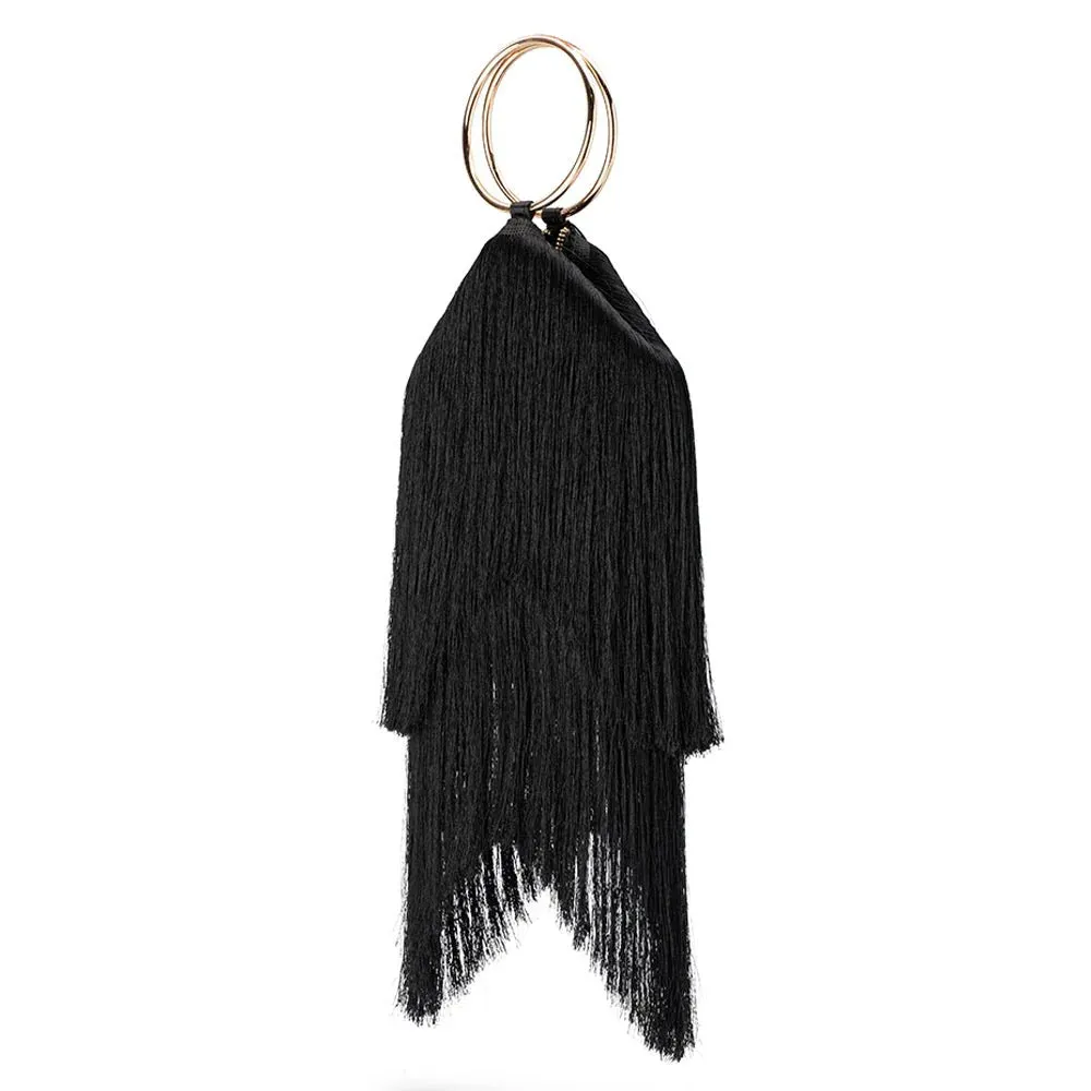 OB6501 JAMIE FRINGED BAG