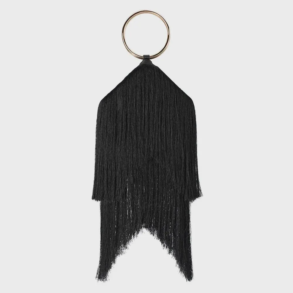 OB6501 JAMIE FRINGED BAG