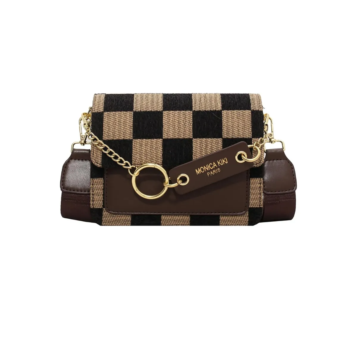 oliviamae™ | Vintage Checkerboard Crossbody Bag