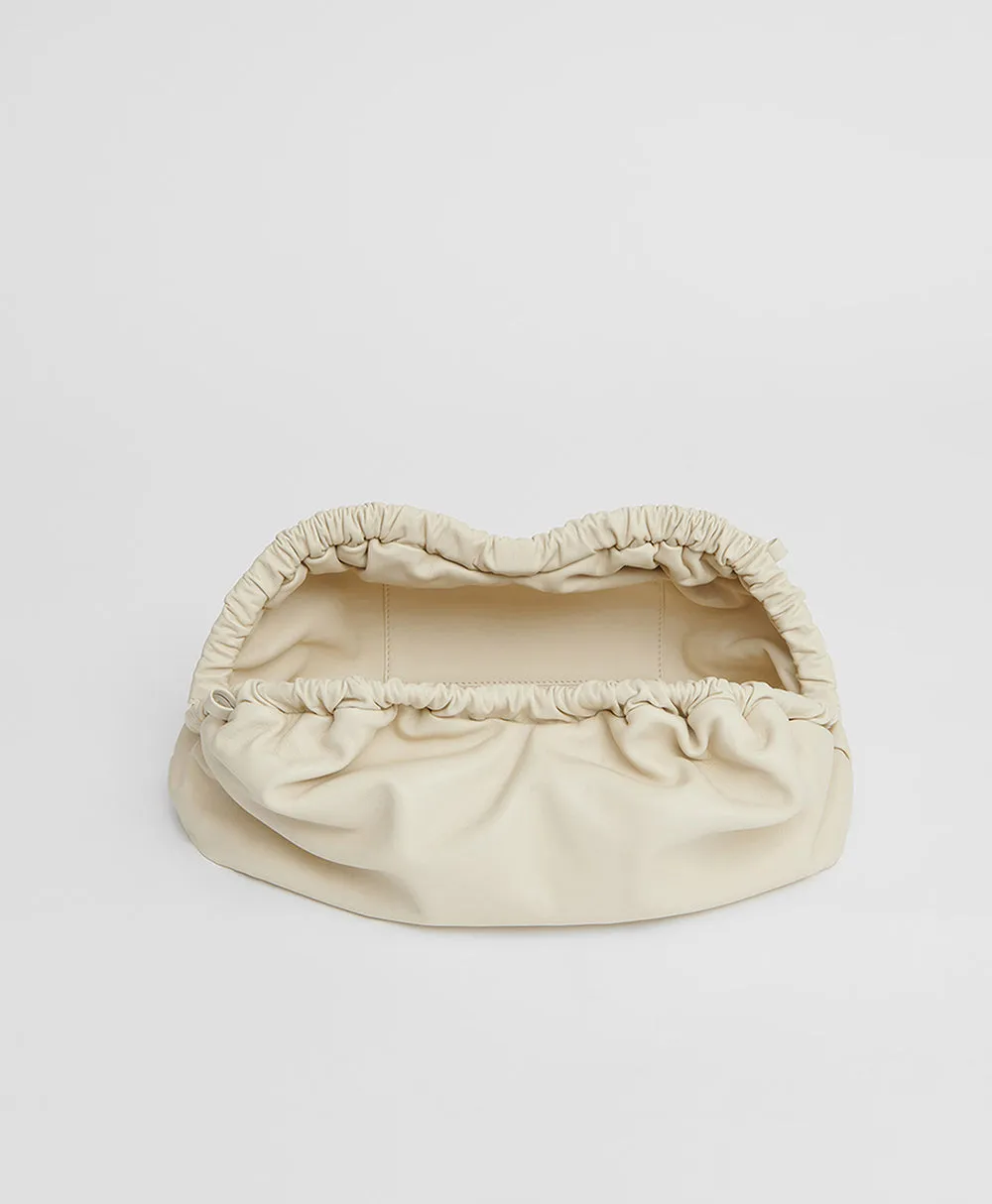 Oversized Cloud Clutch - Pearl