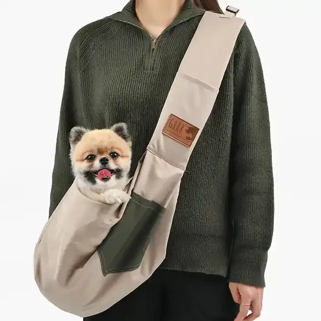 Oxford Sling Bag Dog Carrier