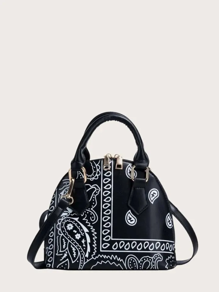 Paisley Bandana Handbag purse